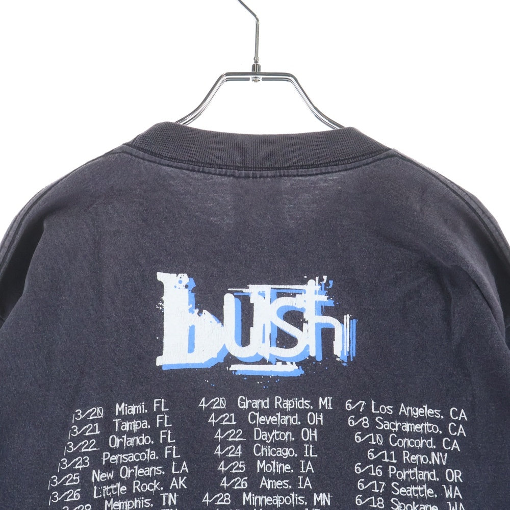 VINTAGE(ヴィンテージ) 90s BUCH RAZORBLADE SUITCASE TOUR L/S ブッシュ 両面プリント ロンT 長袖カットソー ブラック