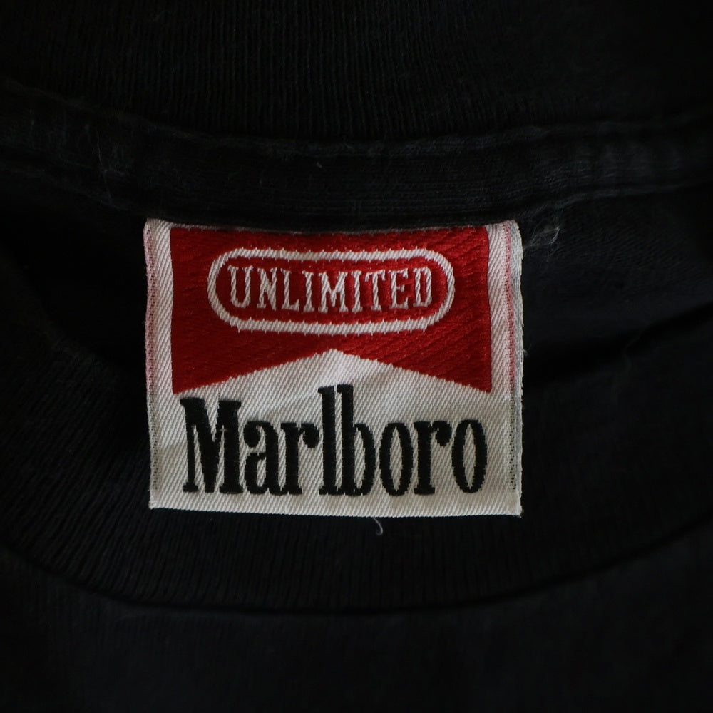 VINTAGE(ヴィンテージ) 90s MARLBORO UNLIMITED LIZARD マルボロ アンリミテッド 半袖Tシャツ カットソー ブラック