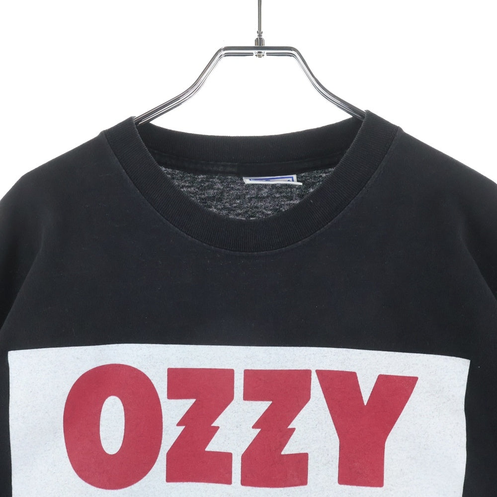 VINTAGE(ヴィンテージ) 00s OZZY OSBOURNE 2002 OZZFEST JAWS PARODY オジーオズボーン ジョーズ パロディ 半袖Tシャツ カットソー ブラック
