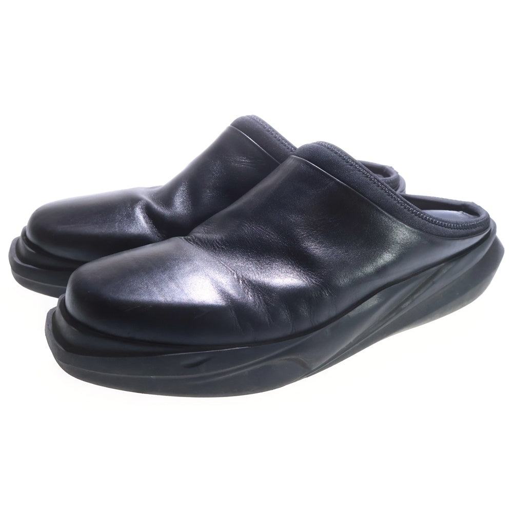 1017 ALYX 9SM(アリクス) 21AW Leather mono mule レザー ミュール ブラック