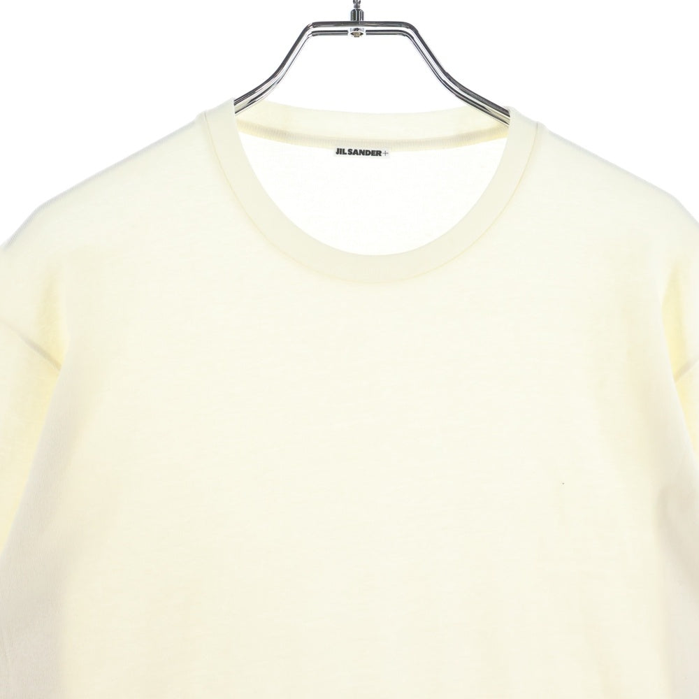JIL SANDER +(ジルサンダープラス) クルー ネック コットン Tシャツ 半袖カットソー アイボリー J47FV0109 JTN356