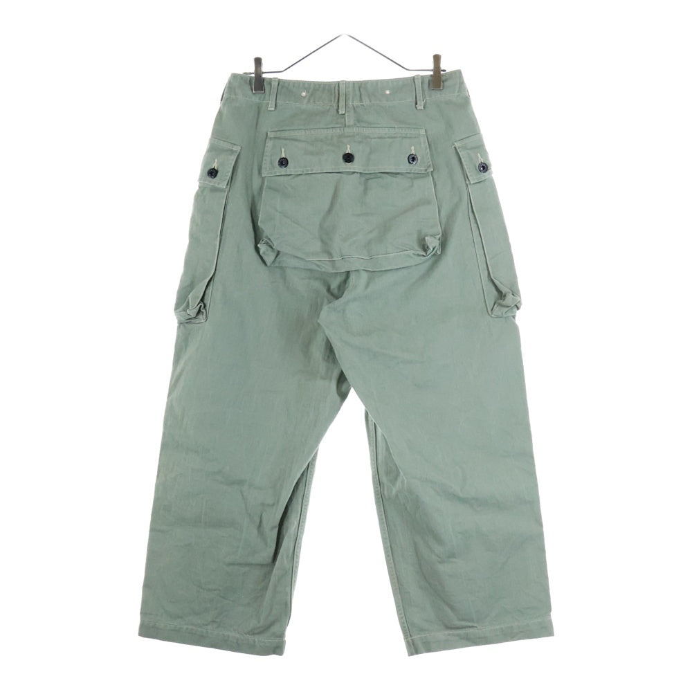 JELADO(ジェラード) M-44 Monkey Pants モンキーパンツ カーゴパンツ 月桂樹ボタン グリーン