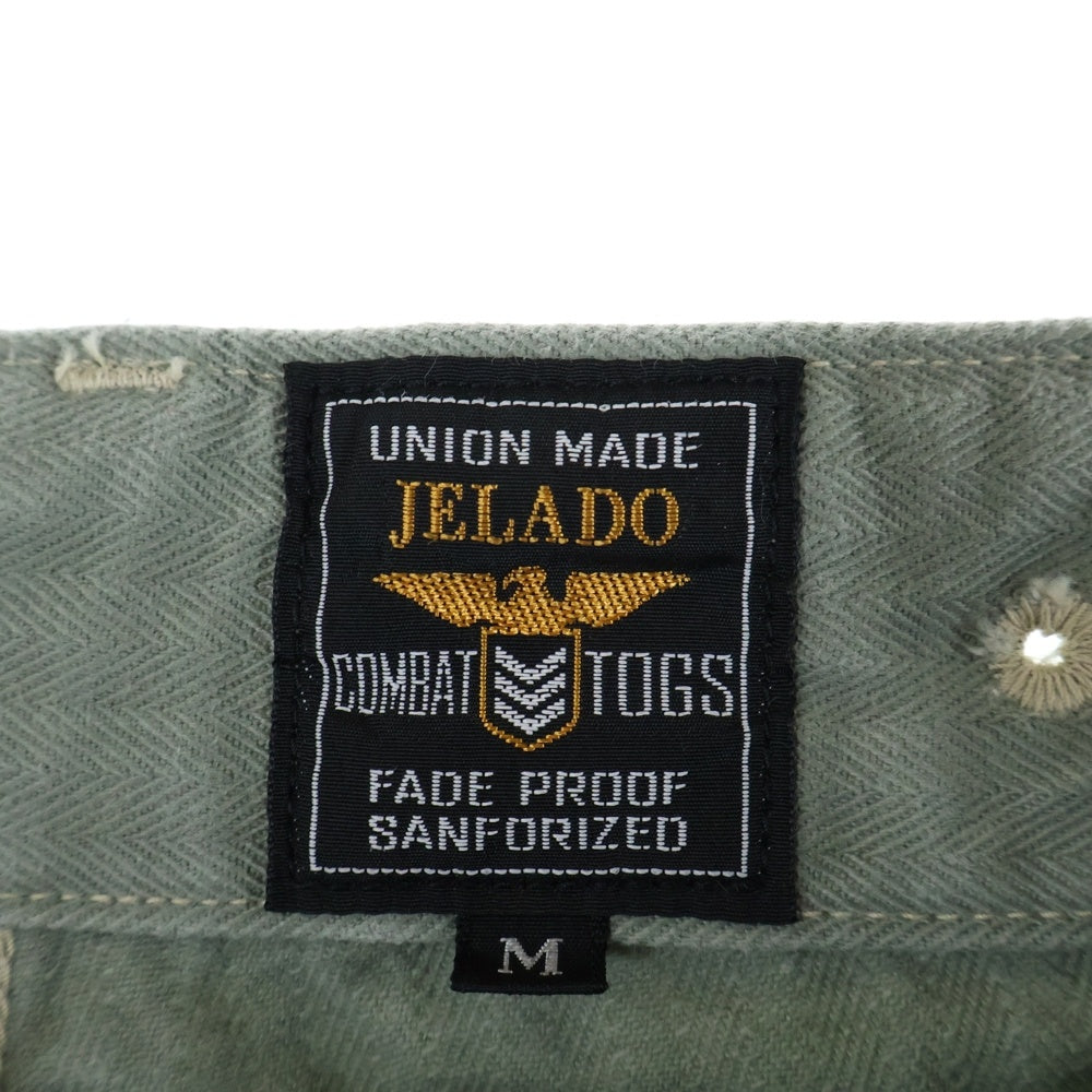JELADO(ジェラード) M-44 Monkey Pants モンキーパンツ カーゴパンツ 月桂樹ボタン グリーン