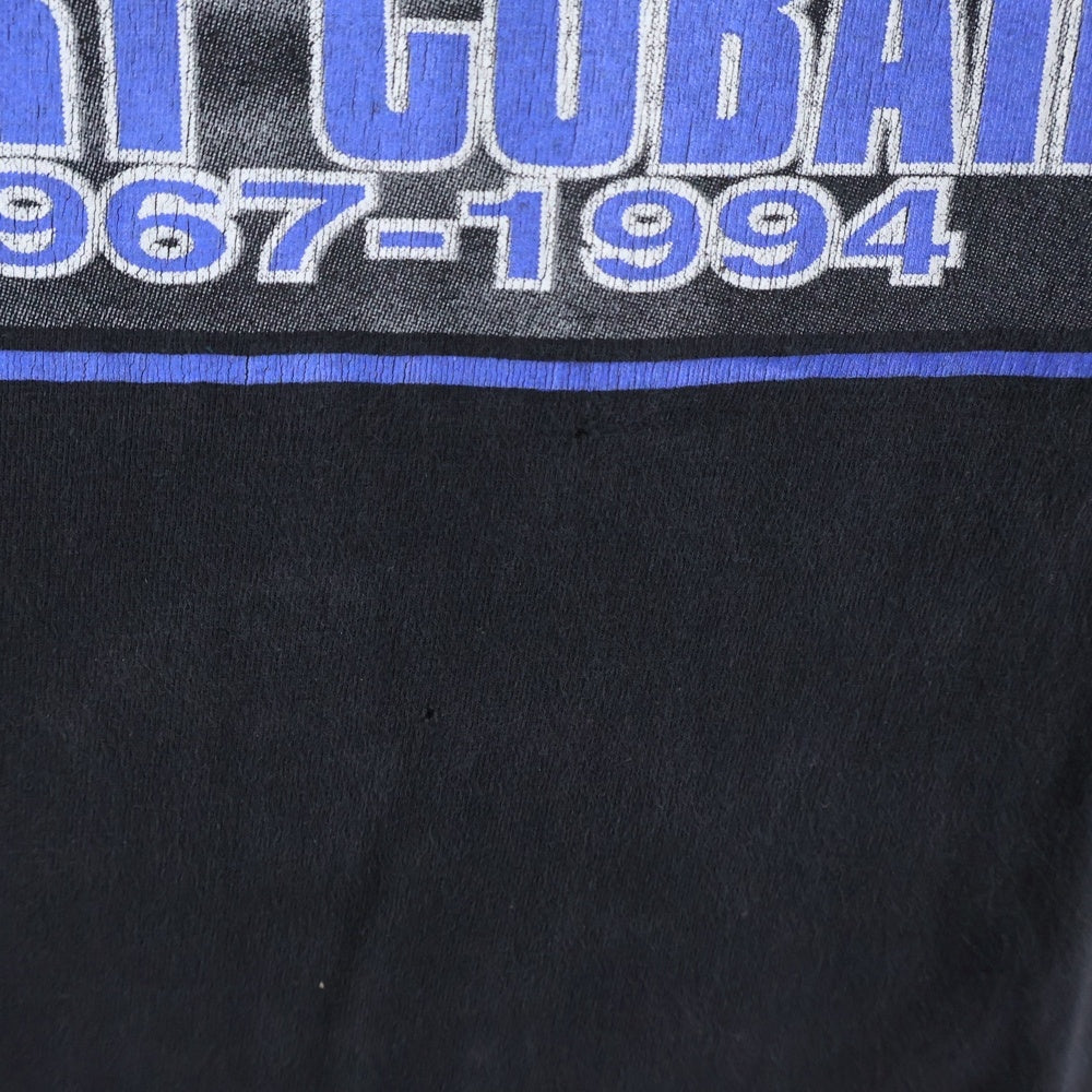 VINTAGE(ヴィンテージ) 90s NIRVANA KURT COBAIN MEMORIAL EURO BOOTLEG S/S TEE ニルヴァーナ カートコバーン 追悼 ユーロ ブートレグ 両面プリント 半袖Tシャツ カットソー ブラック