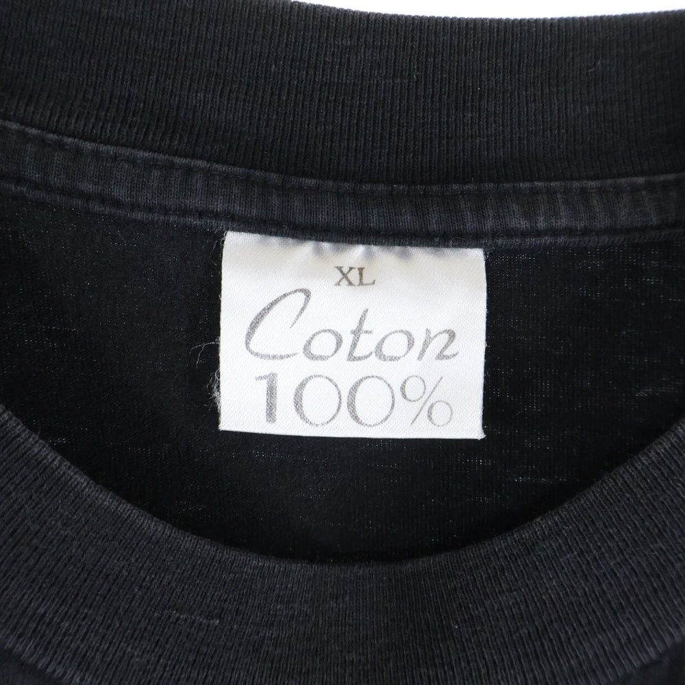 VINTAGE(ヴィンテージ) 90s NIRVANA KURT COBAIN MEMORIAL EURO BOOTLEG S/S TEE ニルヴァーナ カートコバーン 追悼 ユーロ ブートレグ 両面プリント 半袖Tシャツ カットソー ブラック