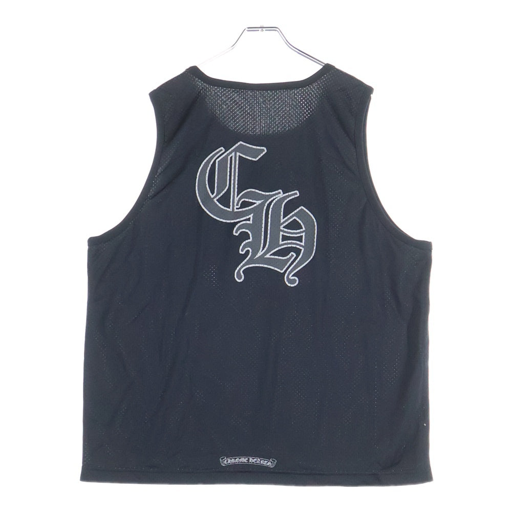 CHROME HEARTS(クロムハーツ) MESH WARM UP JERSEY リバーシブル CHロゴプリント メッシュタンクトップ ノースリーブ