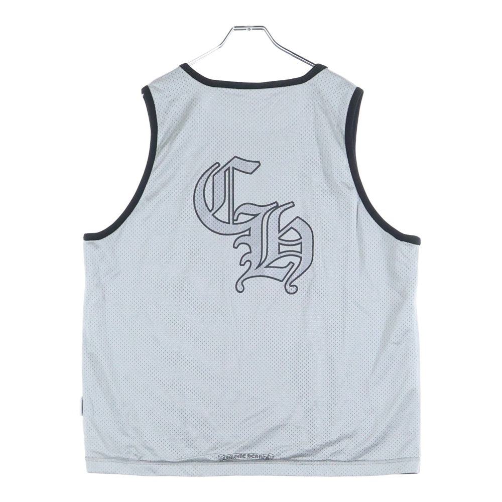 CHROME HEARTS(クロムハーツ) MESH WARM UP JERSEY リバーシブル CHロゴプリント メッシュタンクトップ ノースリーブ