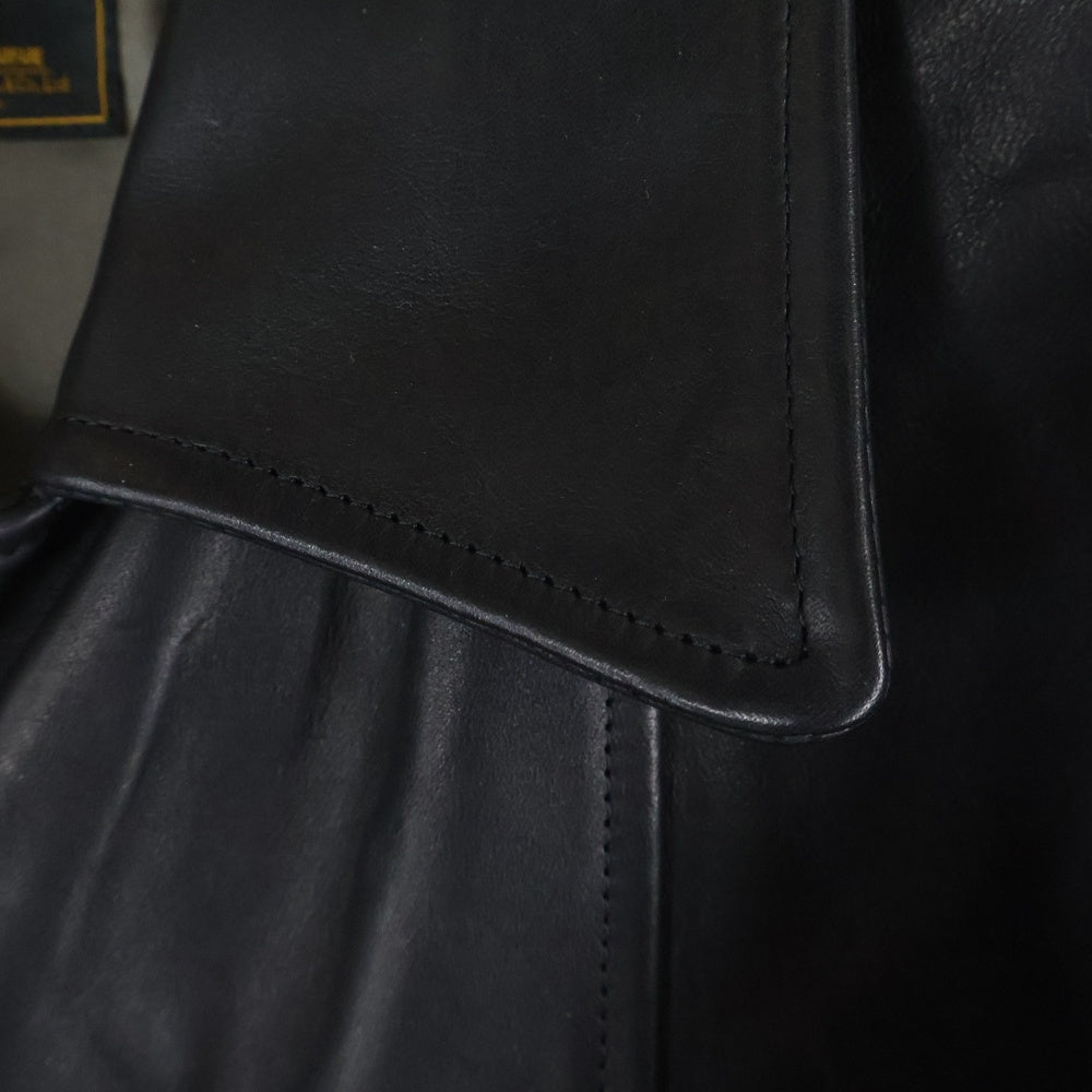 RATS(ラッツ) HORSE HIDE LEATHER DOUBLE ホースハイド レザー ダブル ジャケット ブラック