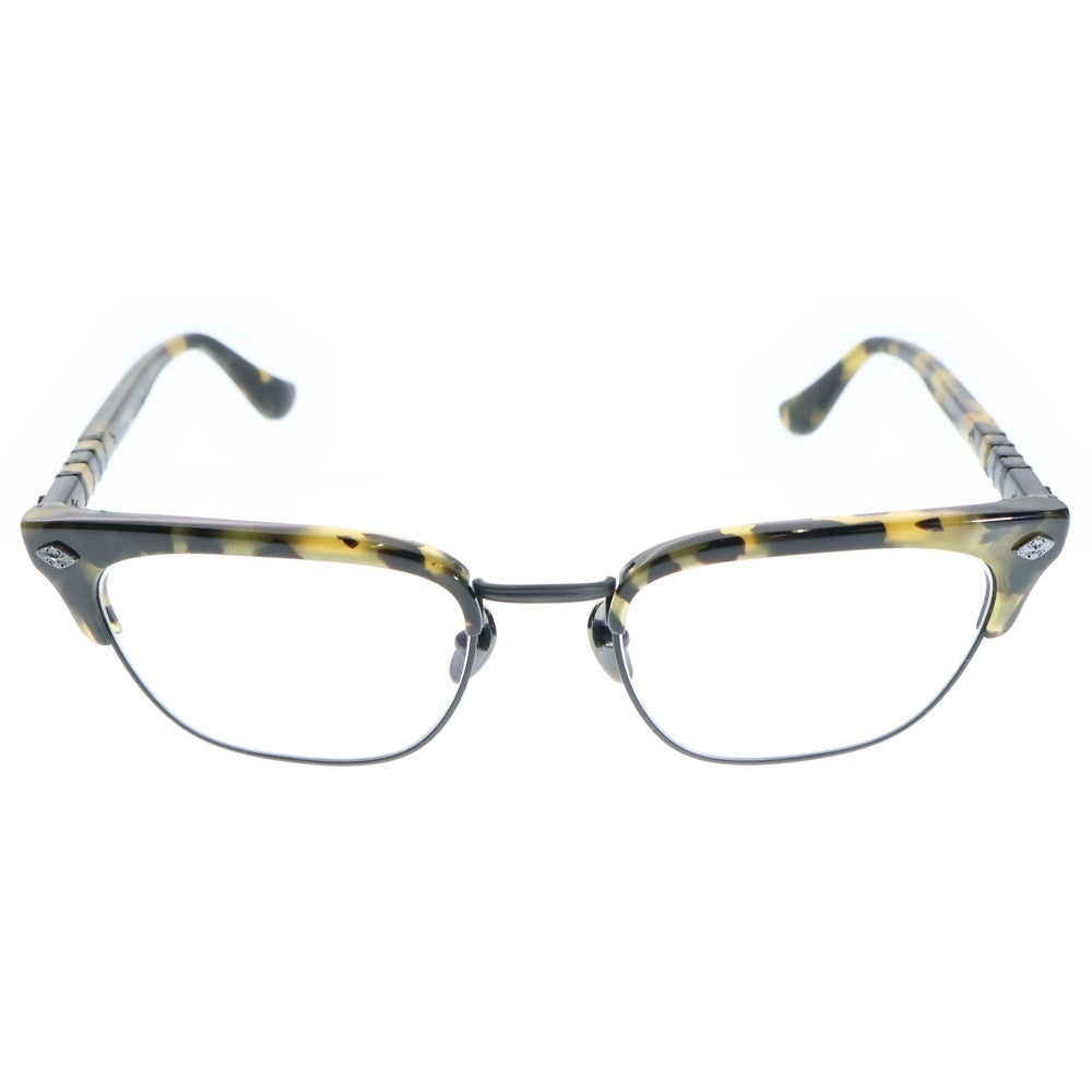CHROME HEARTS(クロムハーツ) TIMMMMBR マッドブラック コンビ フレーム メガネ サングラス イエロー/マッドブラック