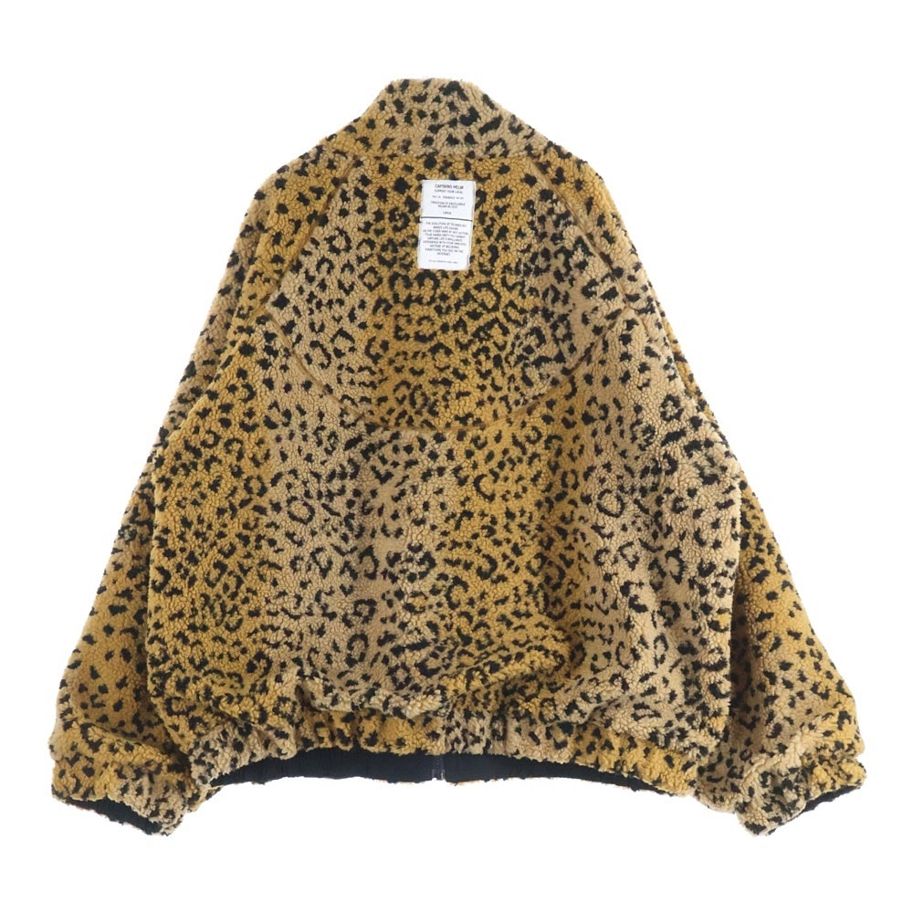 CAPTAINS HELM(キャプテンズ ヘルム) REVERSIBLE FLEECE リバーシブル フリース ナイロン レオパード ジャケット レオパード/ブラック
