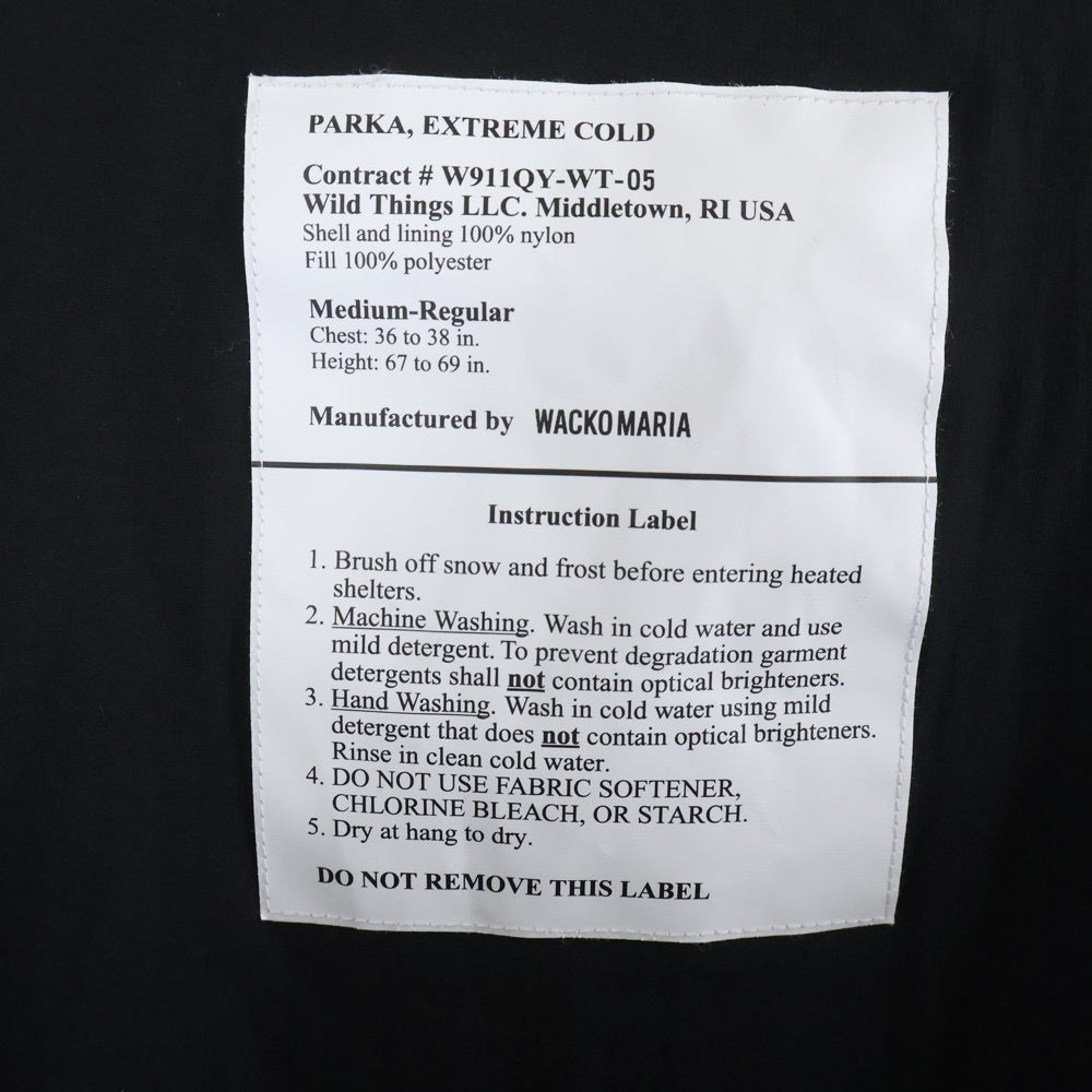 WACKO MARIA(ワコマリア) 25AW ×WILD THINGS LEOPARD HAPPY JACKET 25FWーWMOーWT02 ワイルドシングス レオパード 中綿 ジャケット レオパード