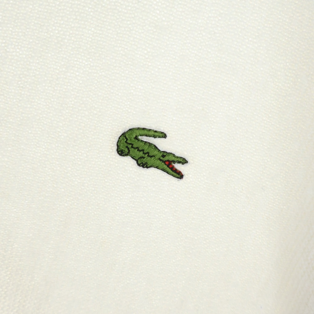 LACOSTE(ラコステ) 80ー90s IZOD ACRYLIC CARDIGAN アイゾッド アクリル カーディガン ホワイト