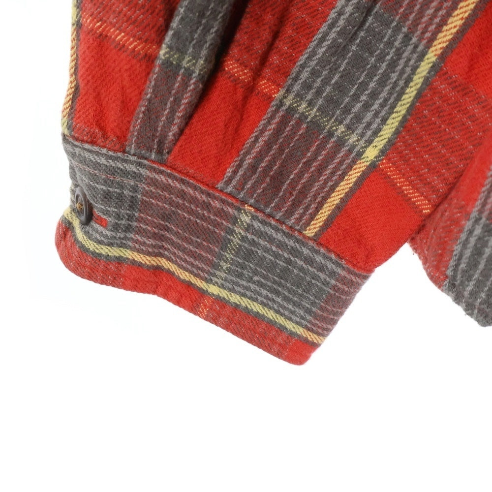 POLO SPORT RALPH LAUREN(ポロスポーツラルフローレン) 90s FLANNEL CHECK SHIRT フランネル チェック シャツ レッド