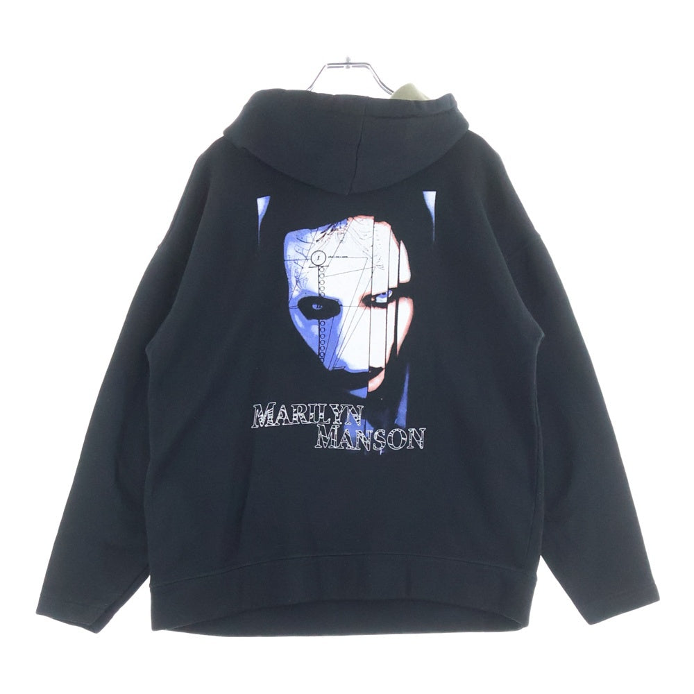 VINTAGE(ヴィンテージ) 90s Marilyn Manson Anticrist Hoodie Euro マリリンマンソン ユーロ パーカー フーディ ブラック