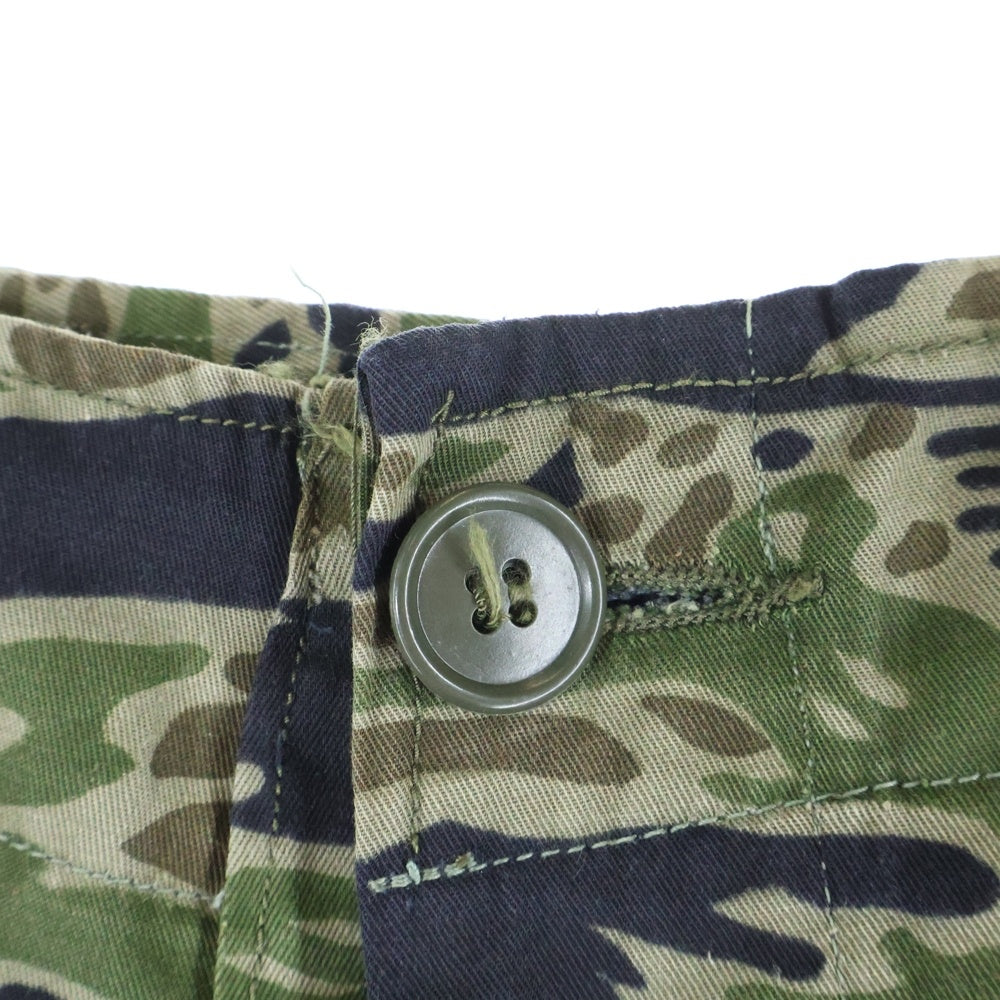 MILITARY(ミリタリー) 60s Tiger Stripe Pants タイガーストライプパンツ カーゴパンツ カモ柄 グリーン