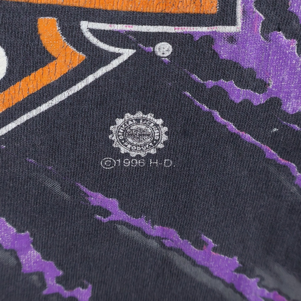 HARLEY DAVIDSON(ハーレーダビッドソン) 90s イーグル サンダー 半袖Tシャツ カットソー ブラック