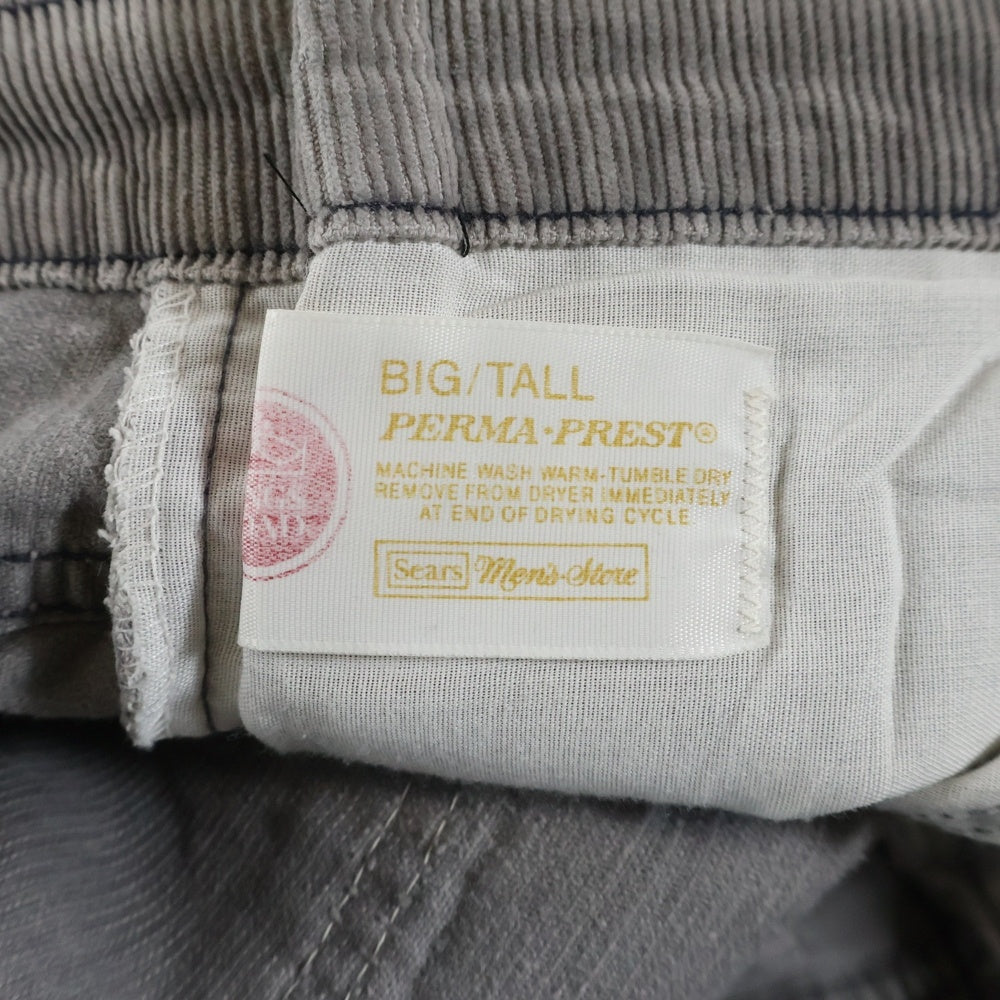 VINTAGE(ヴィンテージ) 70-80s SEARS PERMA PREST シアーズ コーデュロイパンツ ロングパンツ グレー