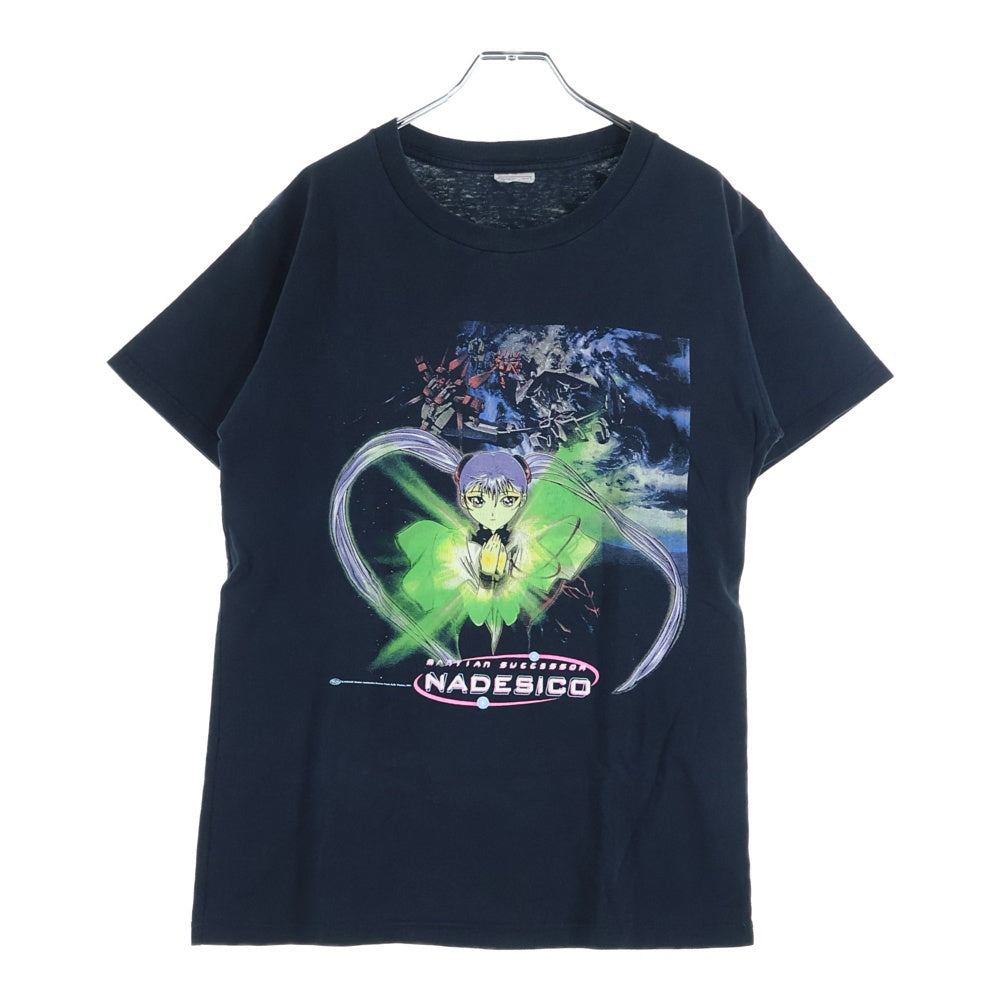 VINTAGE(ヴィンテージ) 00s MARTIAN SUCCESSOR NADESICO TEE 機動戦艦ナデシコ アニメ 半袖Tシャツ カットソー ブラック