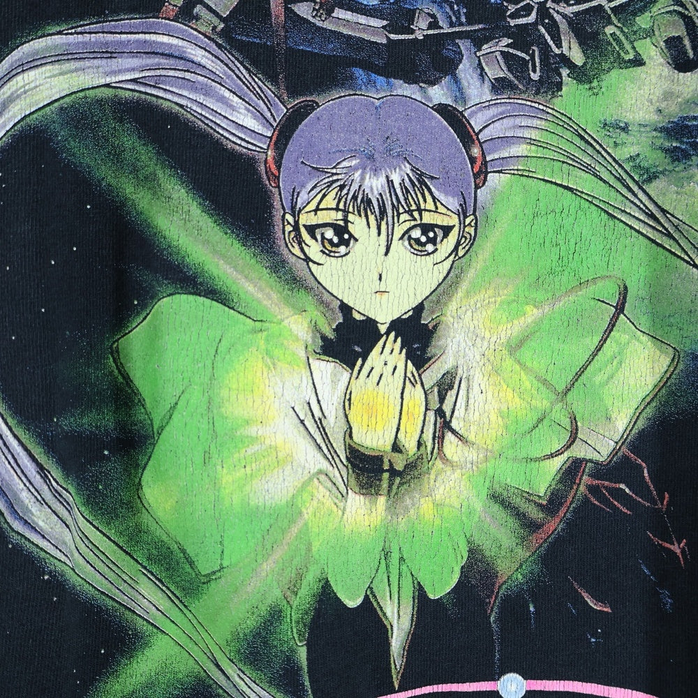 VINTAGE(ヴィンテージ) 00s MARTIAN SUCCESSOR NADESICO TEE 機動戦艦ナデシコ アニメ 半袖Tシャツ カットソー ブラック