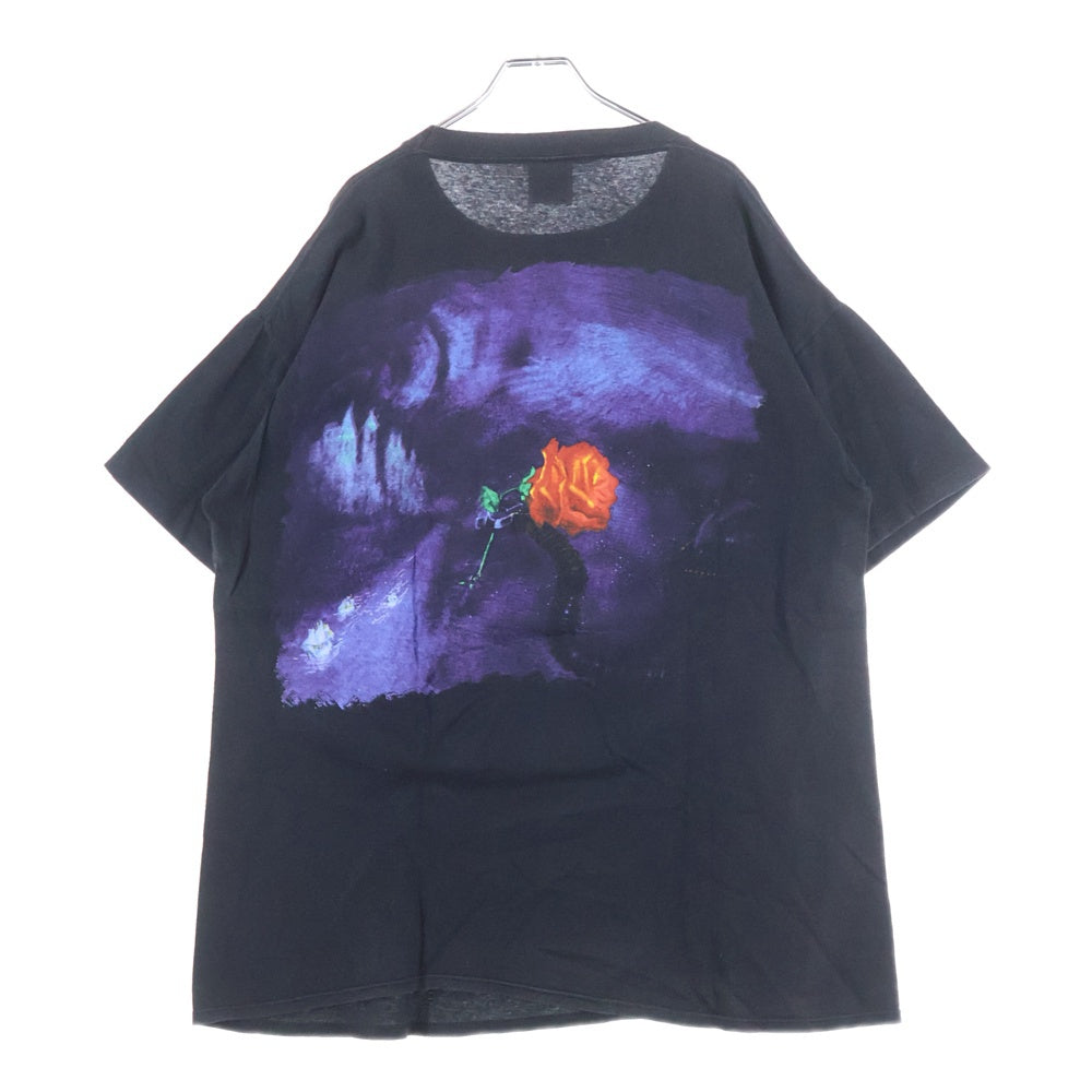 VINTAGE(ヴィンテージ) 90s THE MOODY BLUES ON THE THRESHOLD OF A DRAEM ムーディーブルース 企業 半袖Tシャツ カットソー ブラック