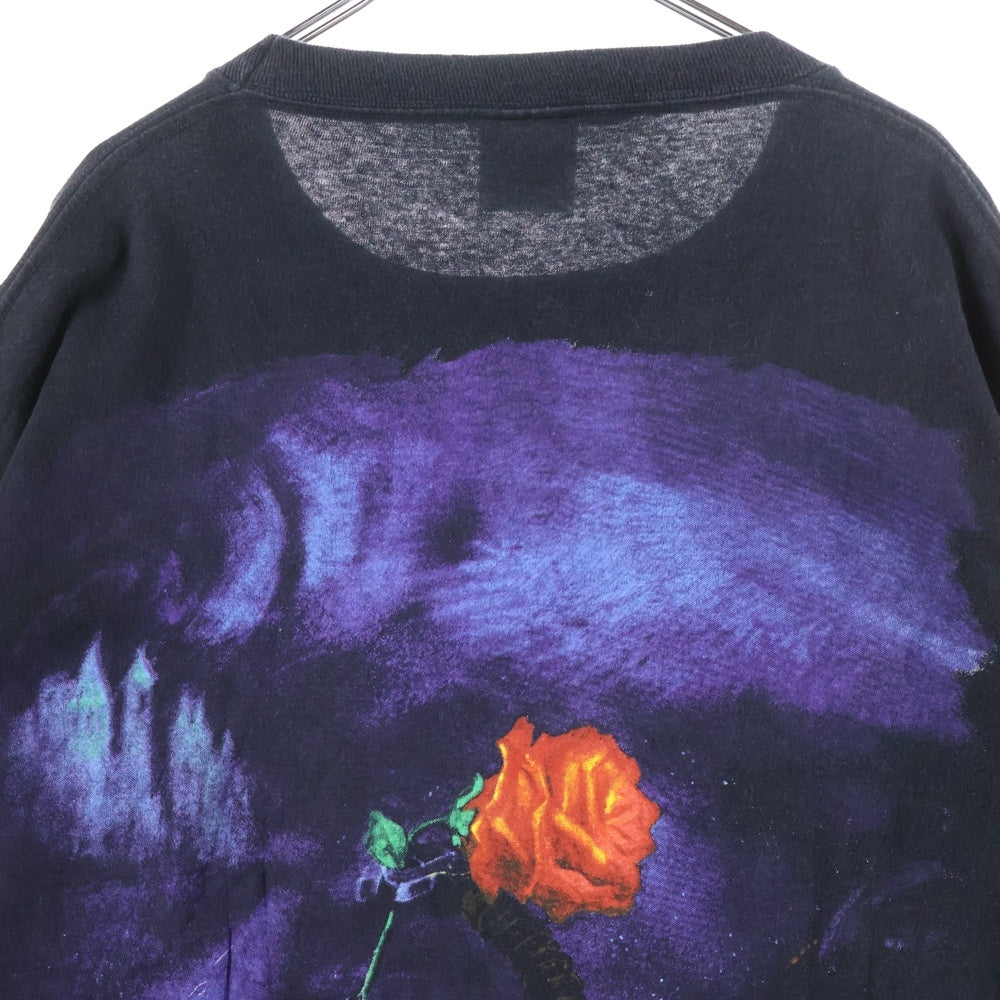 VINTAGE(ヴィンテージ) 90s THE MOODY BLUES ON THE THRESHOLD OF A DRAEM ムーディーブルース 企業 半袖Tシャツ カットソー ブラック