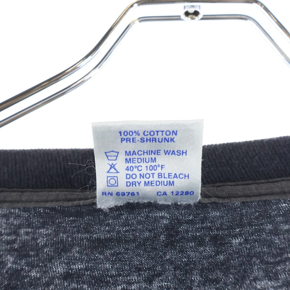 VINTAGE(ヴィンテージ) 90s THE MOODY BLUES ON THE THRESHOLD OF A DRAEM ムーディーブルース 企業 半袖Tシャツ カットソー ブラック