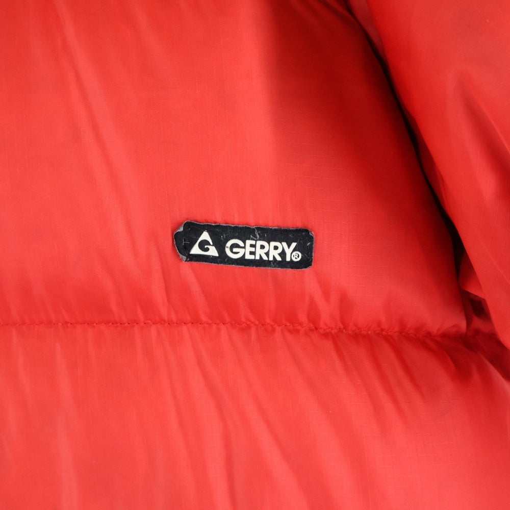 GERRY(ジェリー) 90s NYLON ZIP HOODIE DOWN JACKET ナイロン ジップ フーディー ダウン ジャケット レッド