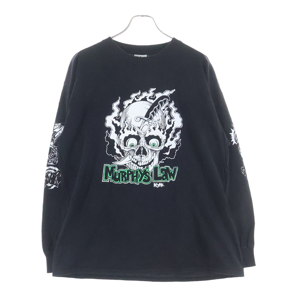 VINTAGE(ヴィンテージ) 90S MURPHY'S LAW マーフィーズロウ バンド 長袖Tシャツ ロングスリーブ カットソー ブラック