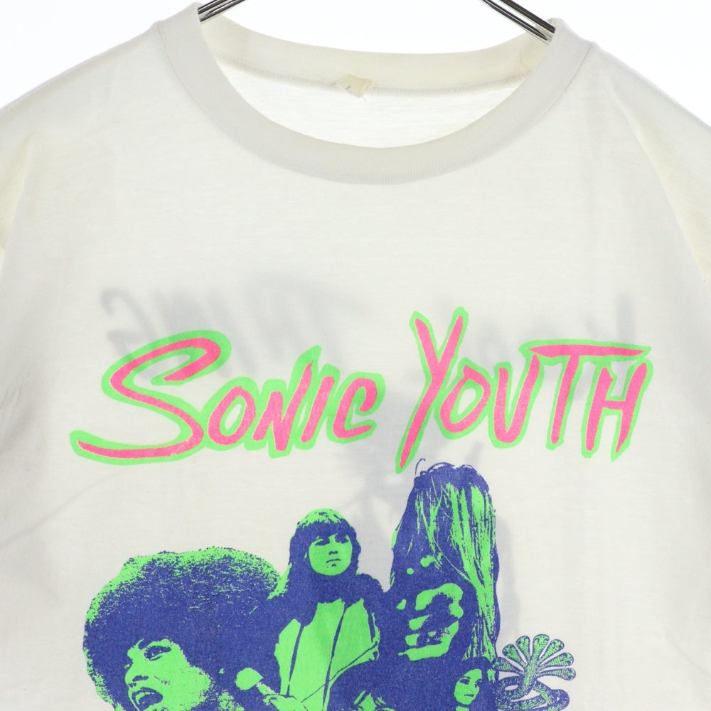 VINTAGE(ヴィンテージ) 90S SONIC YOUTH KOOL THING EURO ソニックユース ユーロ 半袖Tシャツ カットソー ホワイト