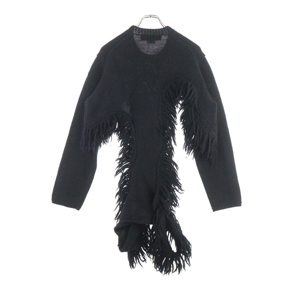 COMME des GARCONS HOMME PLUS(コムデギャルソンオムプリュス) 23AW FRINGE PULLOVER DESIGN KNIT PL-N013 フリンジ プルオーバー デザイン ニット ブラック