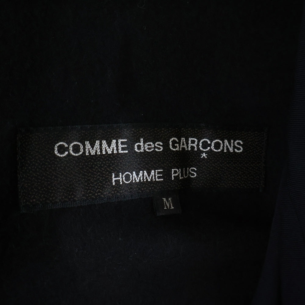 COMME des GARCONS HOMME PLUS(コムデギャルソンオムプリュス) 89AW Sleeve Layered Bomber Jacket ボンバージャケット ジップブルソン キルティング ブラック