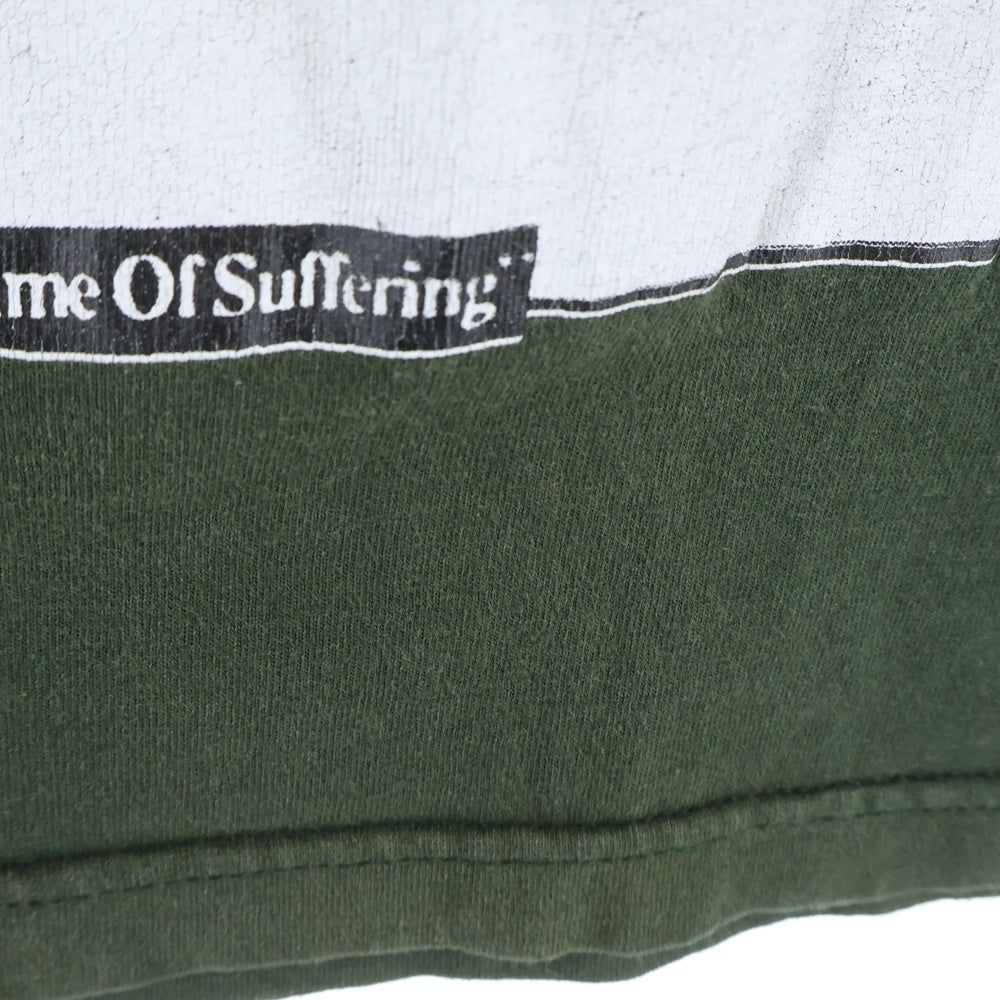 VINTAGE(ヴィンテージ) 90s EYEHATEGOD Children Of God Long アイヘイトゴッド プリント長袖Tシャツ カットソー グリーン