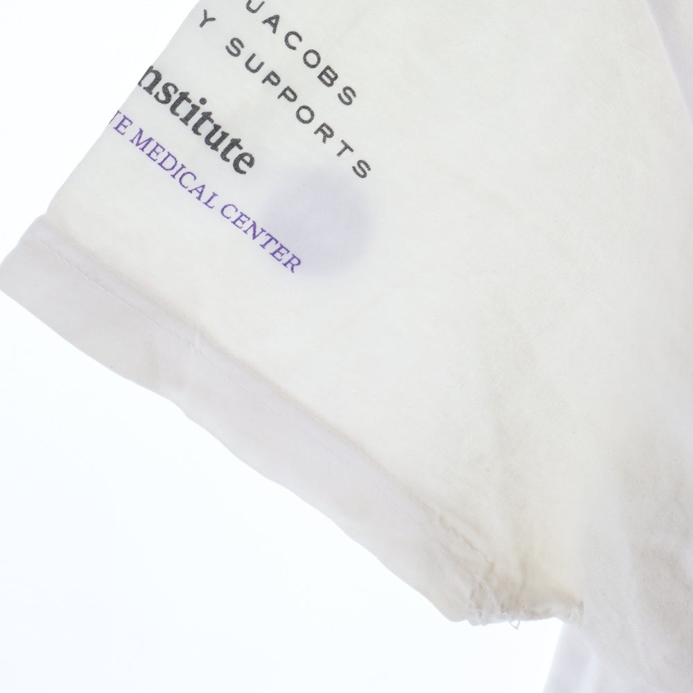 MARC JACOBS(マークジェイコブス) 00s ×ROBERT DUFFY Naomi Campbell ナオミキャンベル 半袖プリントTシャツ ホワイト