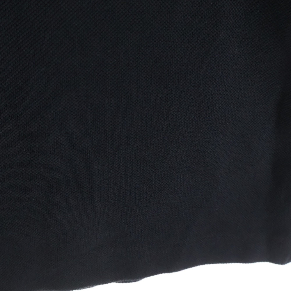 HERMES(エルメス) VINTAGE 胸ポケット H刺繍 ポロシャツ 半袖ポロシャツ ブラック