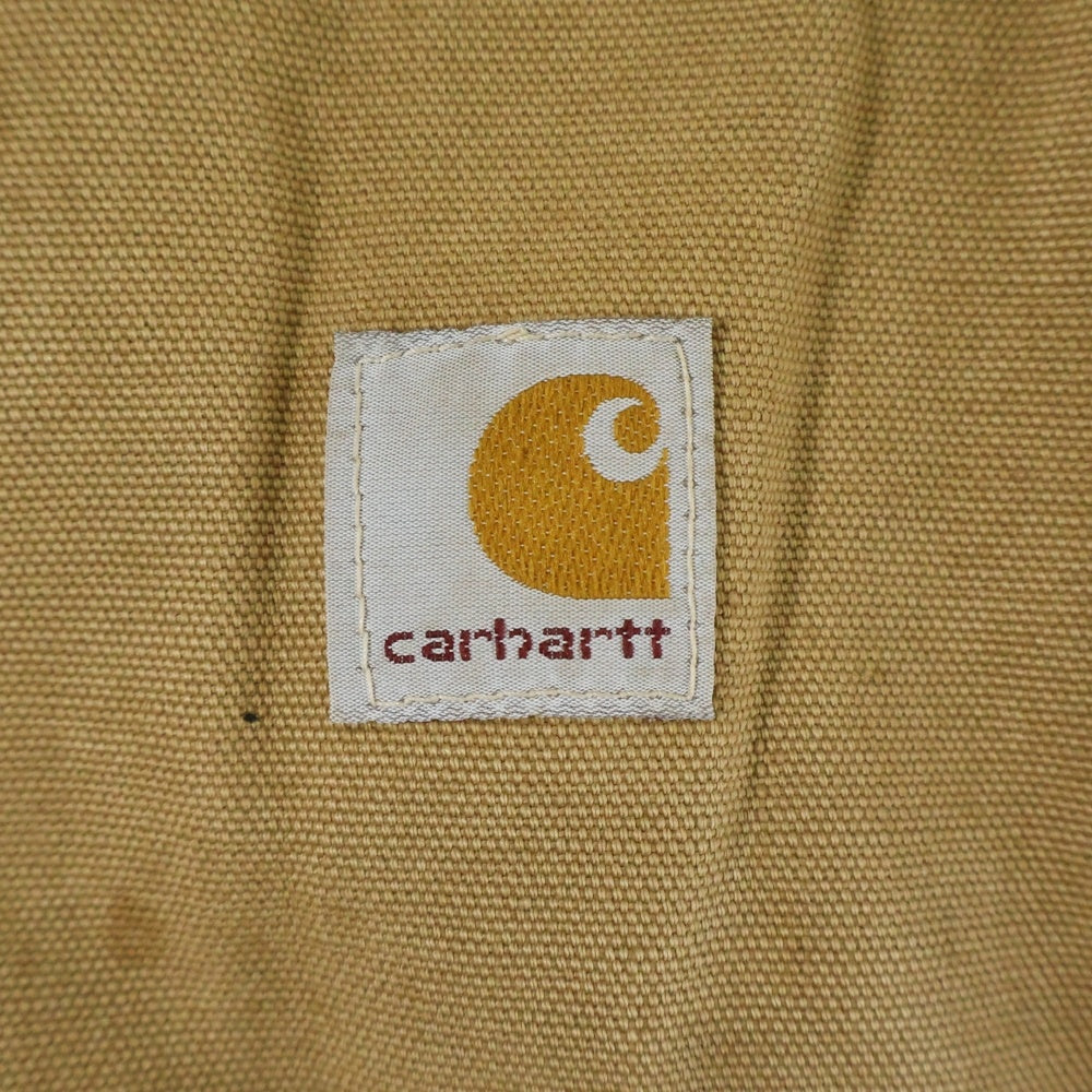 CARHARTT(カーハート) 90s COTTON DUCK ZIP VEST コットンダック ジップ 中綿 ベスト キャメル