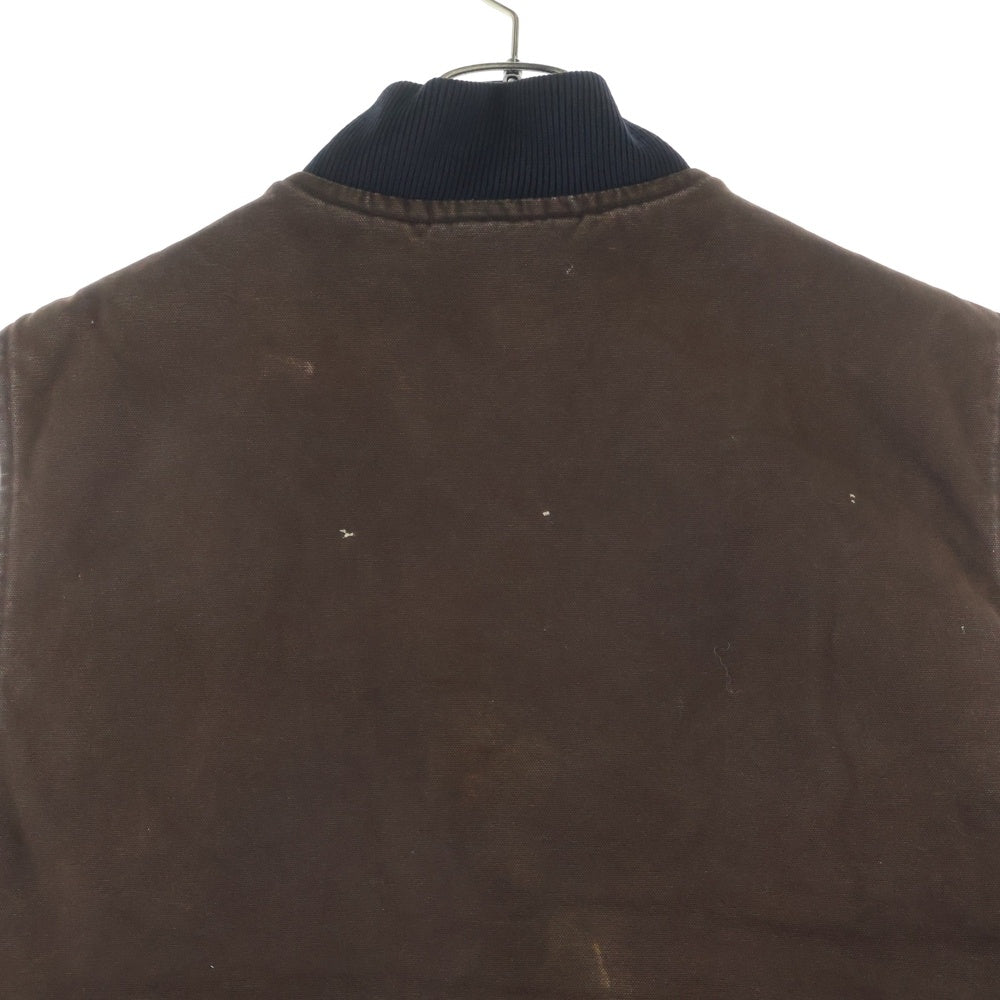 CARHARTT(カーハート) 00s COTTON DUCK ZIP VEST コットンダック ジップ 中綿 ベスト ブラウン