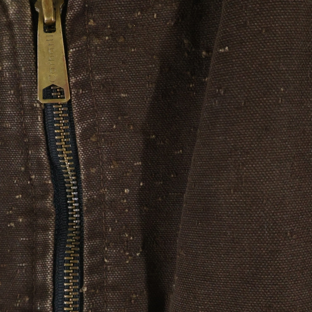 CARHARTT(カーハート) 00s COTTON DUCK ZIP VEST コットンダック ジップ 中綿 ベスト ブラウン