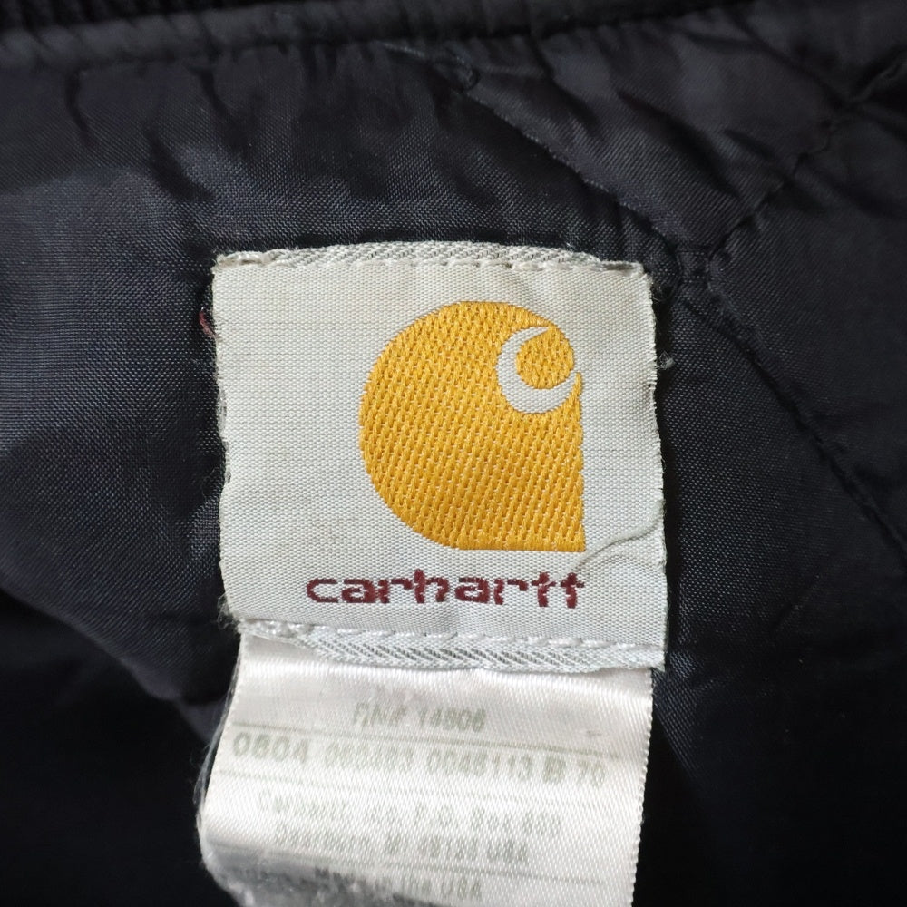 CARHARTT(カーハート) 00s COTTON DUCK ZIP VEST コットンダック ジップ 中綿 ベスト ブラウン