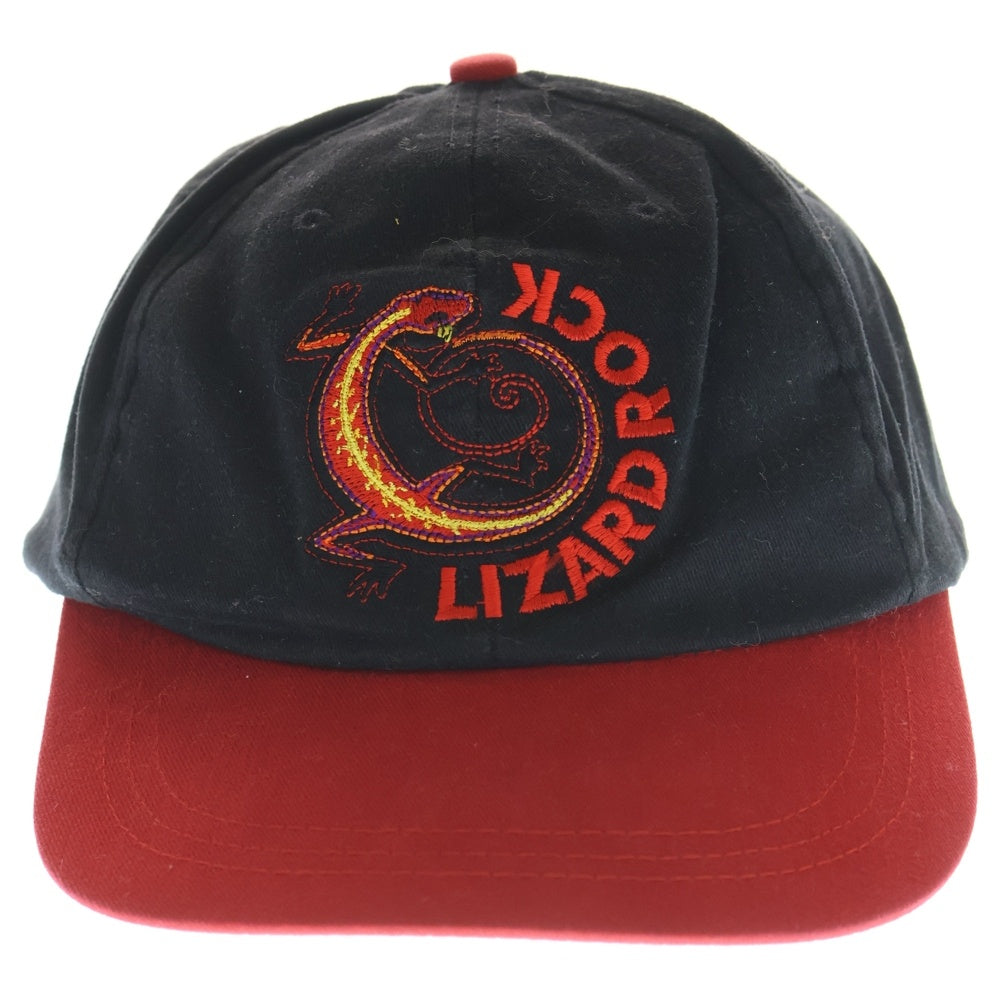 VINTAGE(ヴィンテージ) 90s Marlboro LIZARDROCK CAP マルボロ 刺繍 キャップ 帽子 ブラック/レッド