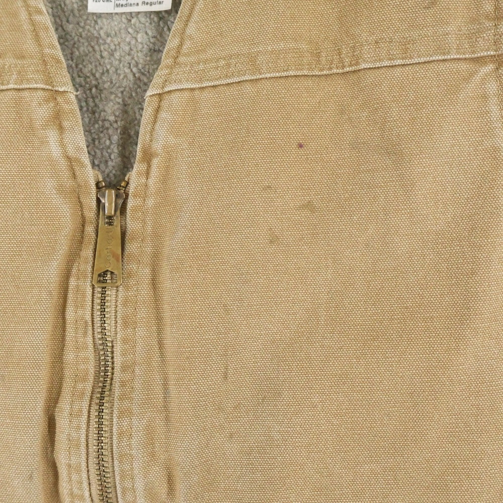 CARHARTT(カーハート) 00s COTTON DUCK BOA ZIP VNECK VEST コットンダック ジップ ボア ベスト キャメル