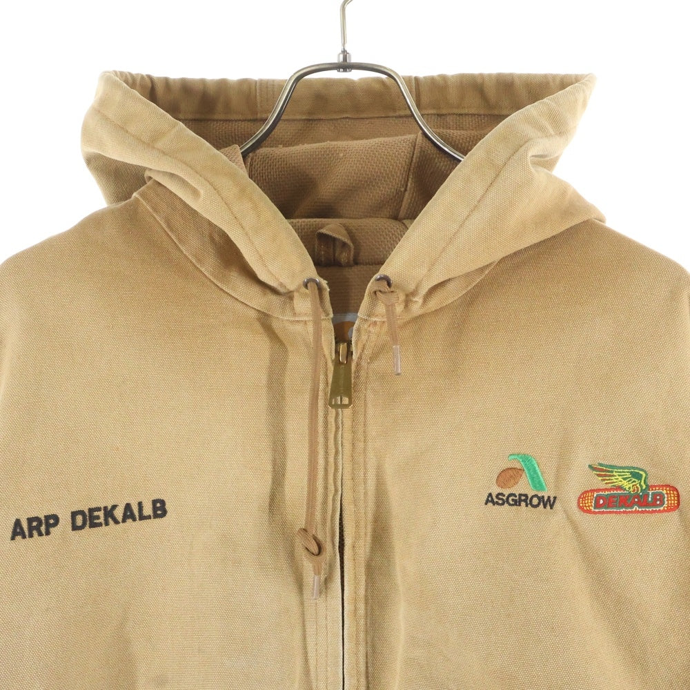 CARHARTT(カーハート) 10s COTTON DUCK ACTIVE JACKET コットンダック 企業刺繍 アクティブジャケット キャメル