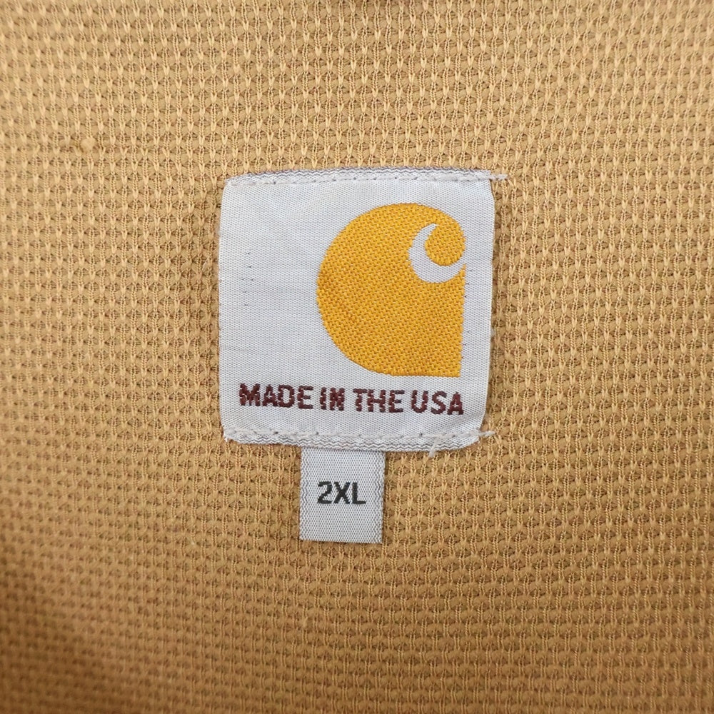 CARHARTT(カーハート) 10s COTTON DUCK ACTIVE JACKET コットンダック 企業刺繍 アクティブジャケット キャメル