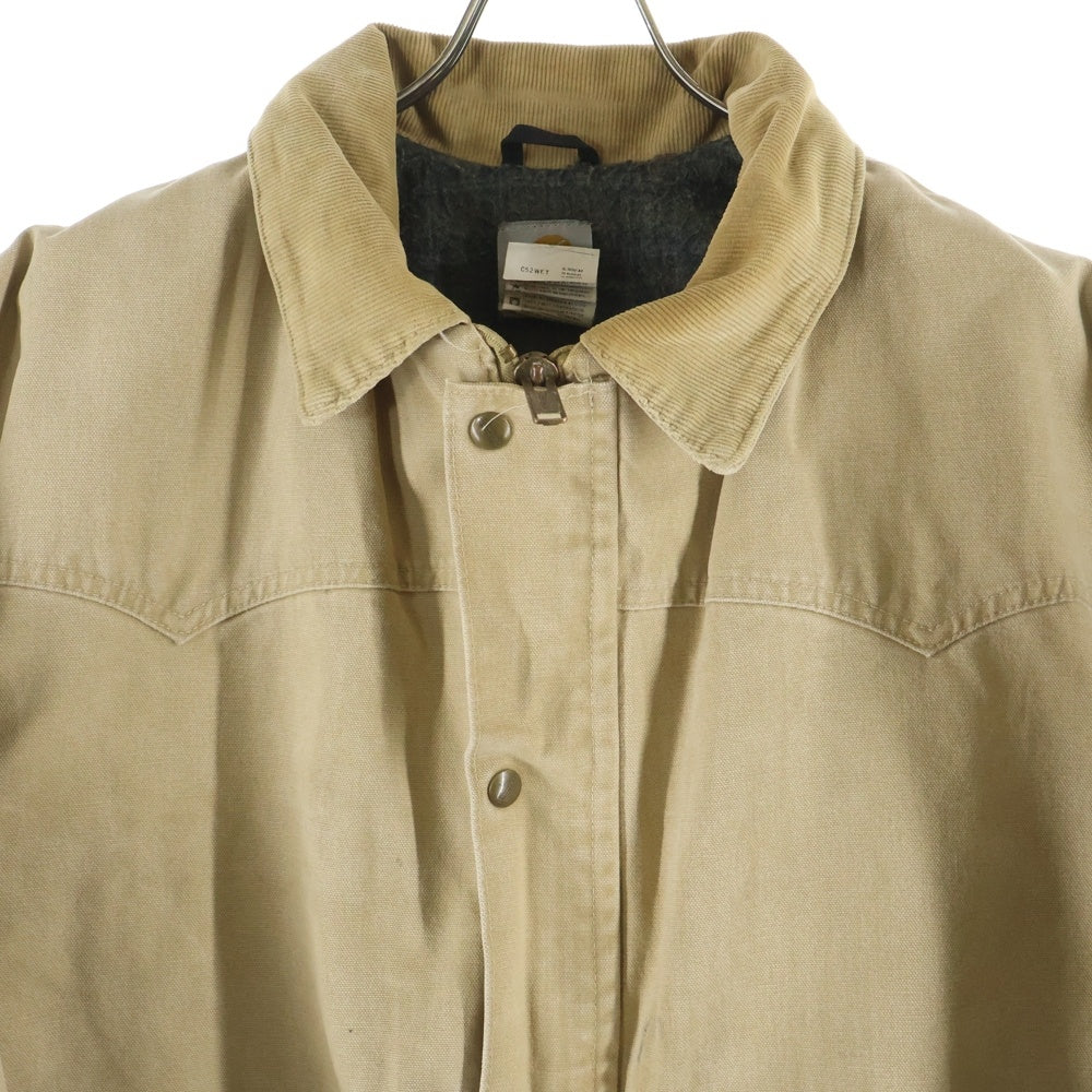 Carhartt カーハート チョアコート USA ブランケット ベージュ CARHARTT(カーハート) 00s COTTON DUCK サンタフェ ブランケット