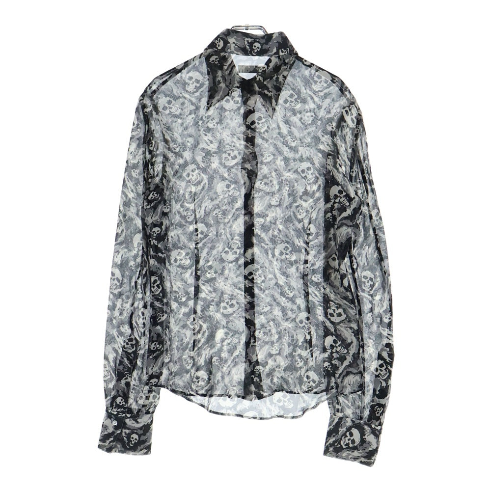 NUMBER (N)INE(ナンバーナイン) 01SS タイム期 スカル 総柄シルク