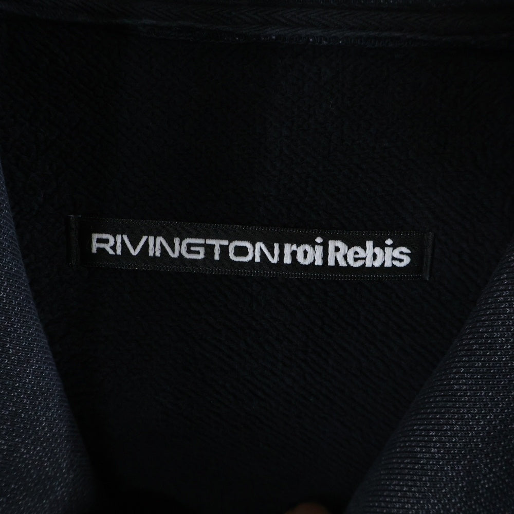 RRR123 RIVINGTON roi Rebis(リヴィントンロイレビス) オリジンズ メカニック フーディー パーカー ブラック