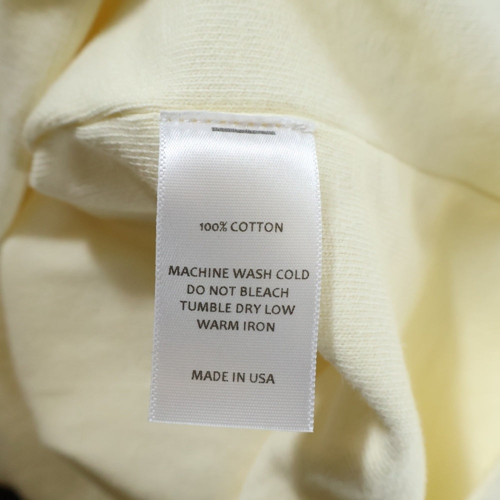 RRR123 RIVINGTON roi Rebis(リヴィントンロイレビス) 22AW ×FEAR OF GOD Sweatshirt フィアオブゴッド スウェット イエロー