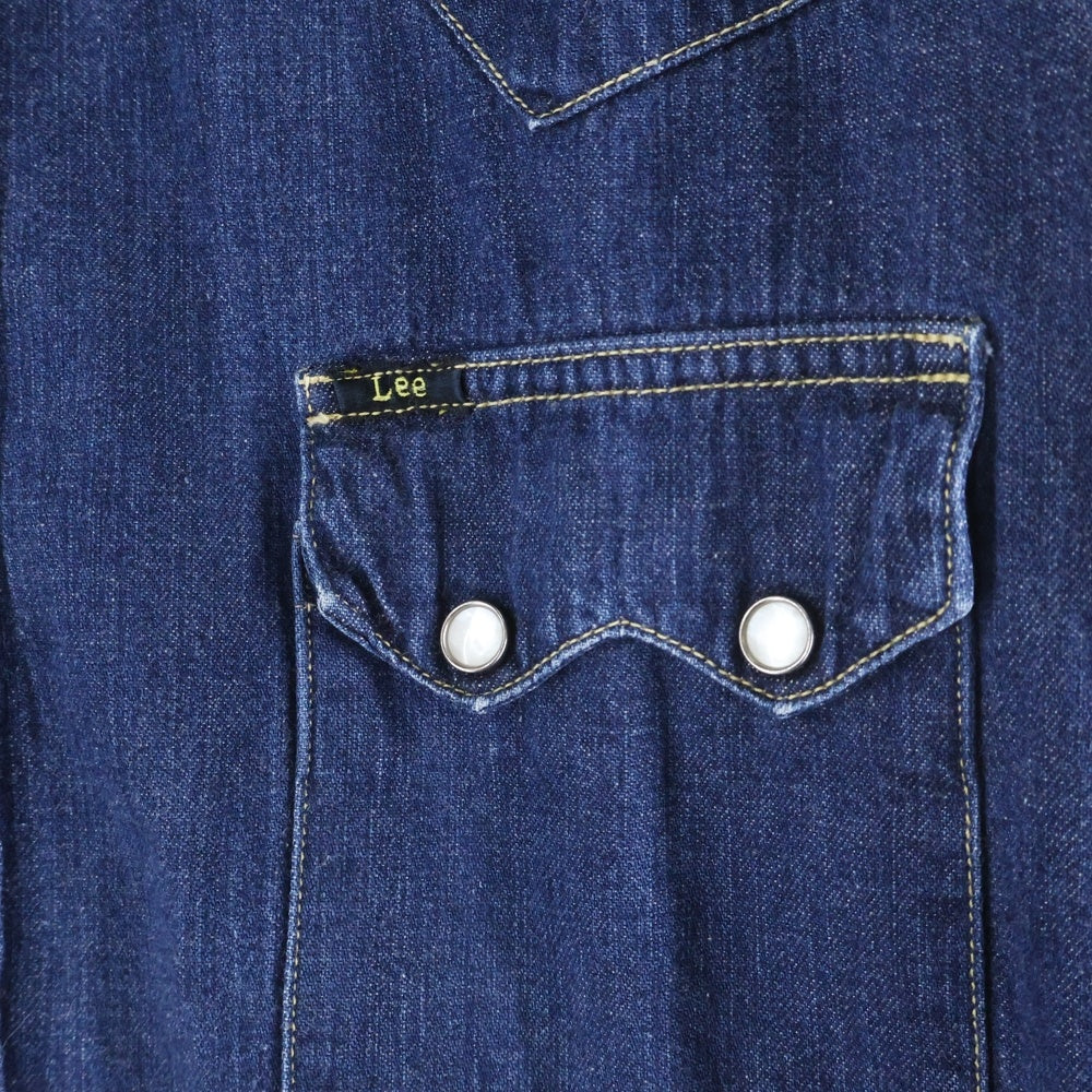 LEE(リー) 復刻 VINTAGE RIDER SHIRT 跳ね馬デニム長袖シャツ ウエスタン