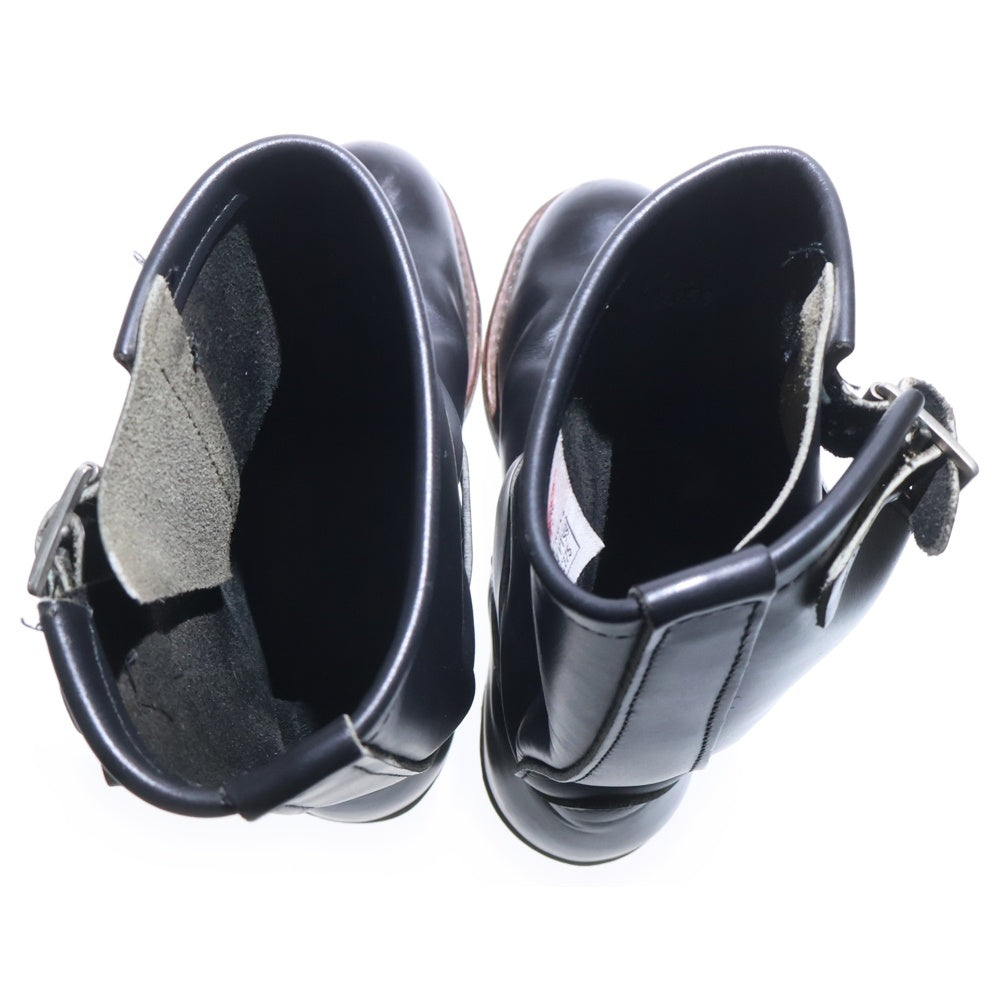 RED WING(レッド ウイング) 90s ENGINEER BOOTS MADE IN USA PT99 2268 前期 USA製 刺繍羽タグ エンジニアブーツ ブラック D08359