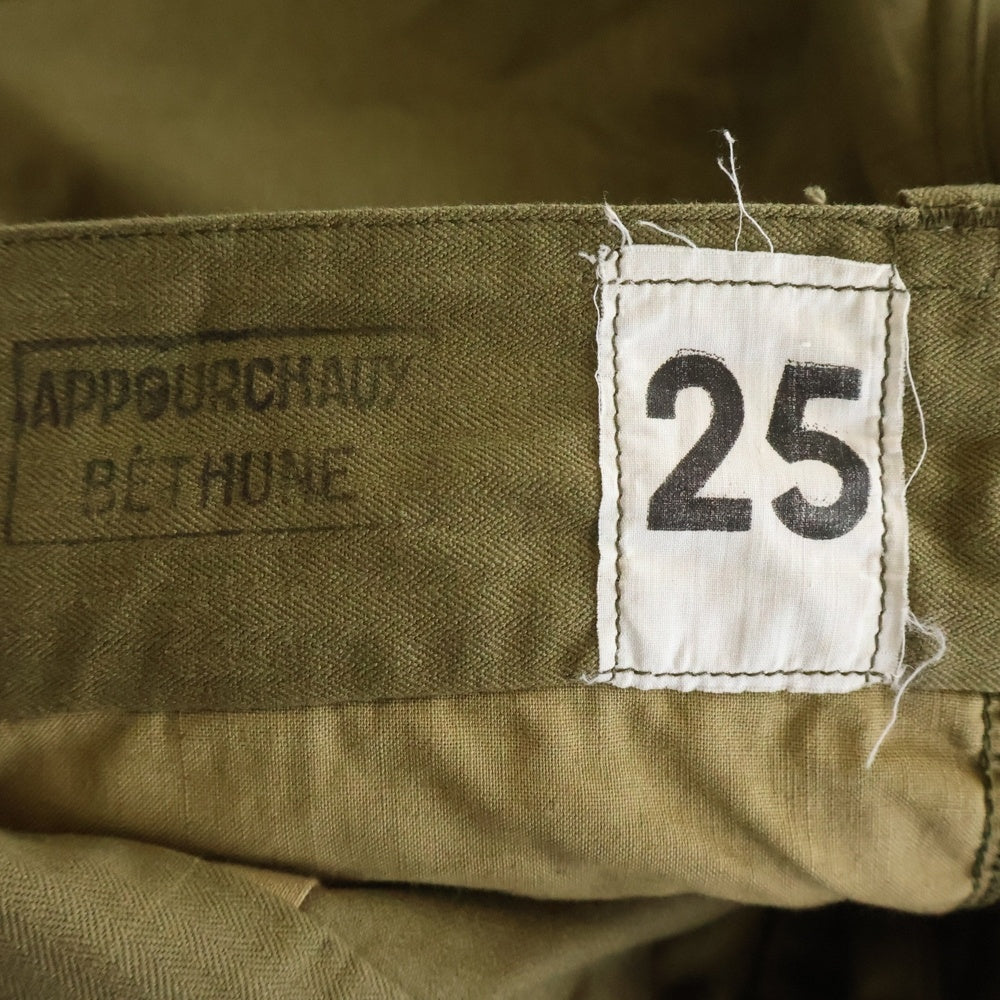 VINTAGE(ヴィンテージ) 50-60S VINTAGE FRENCH ARMY M47 MILITARY PANT HB フランス軍 M47 後期 ヘリンボーン パンツ