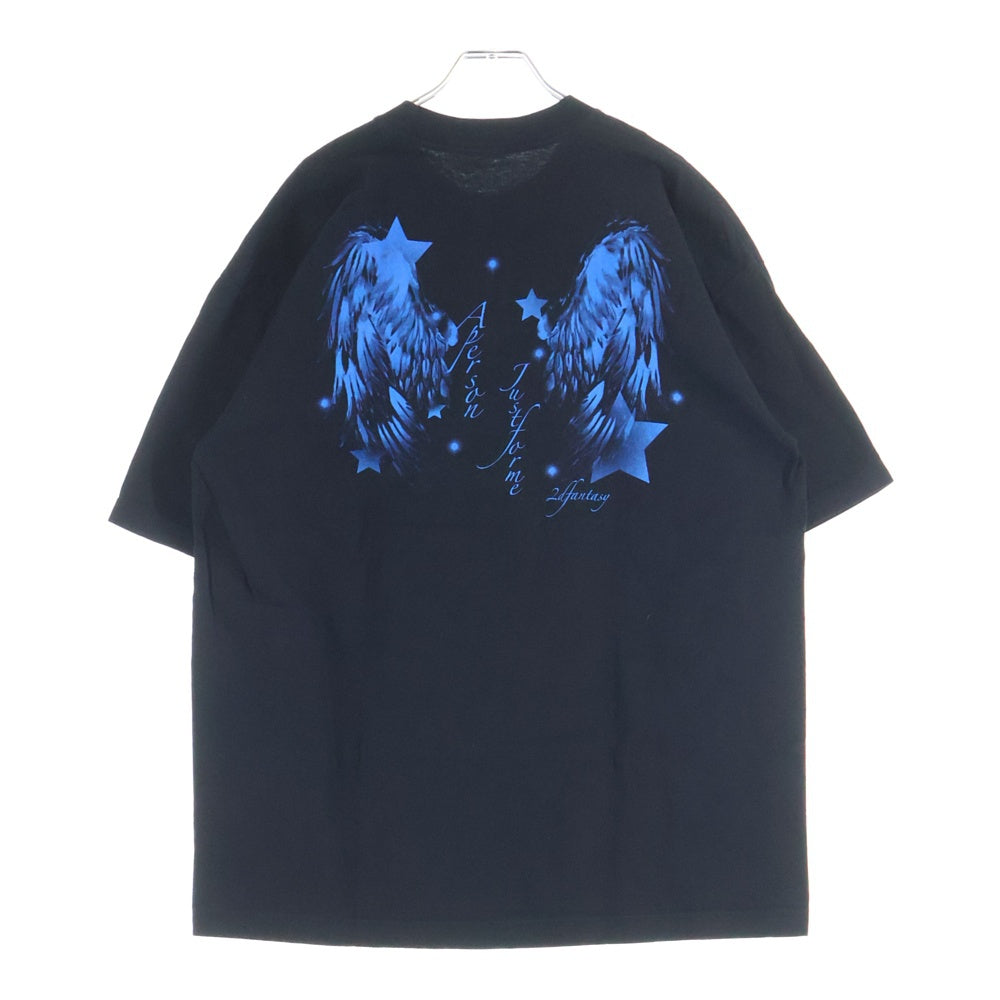 VINTAGE(ヴィンテージ) 00s CHOBITS ちょびっツ ちぃ アニメ 半袖Tシャツ カットソー ブラック